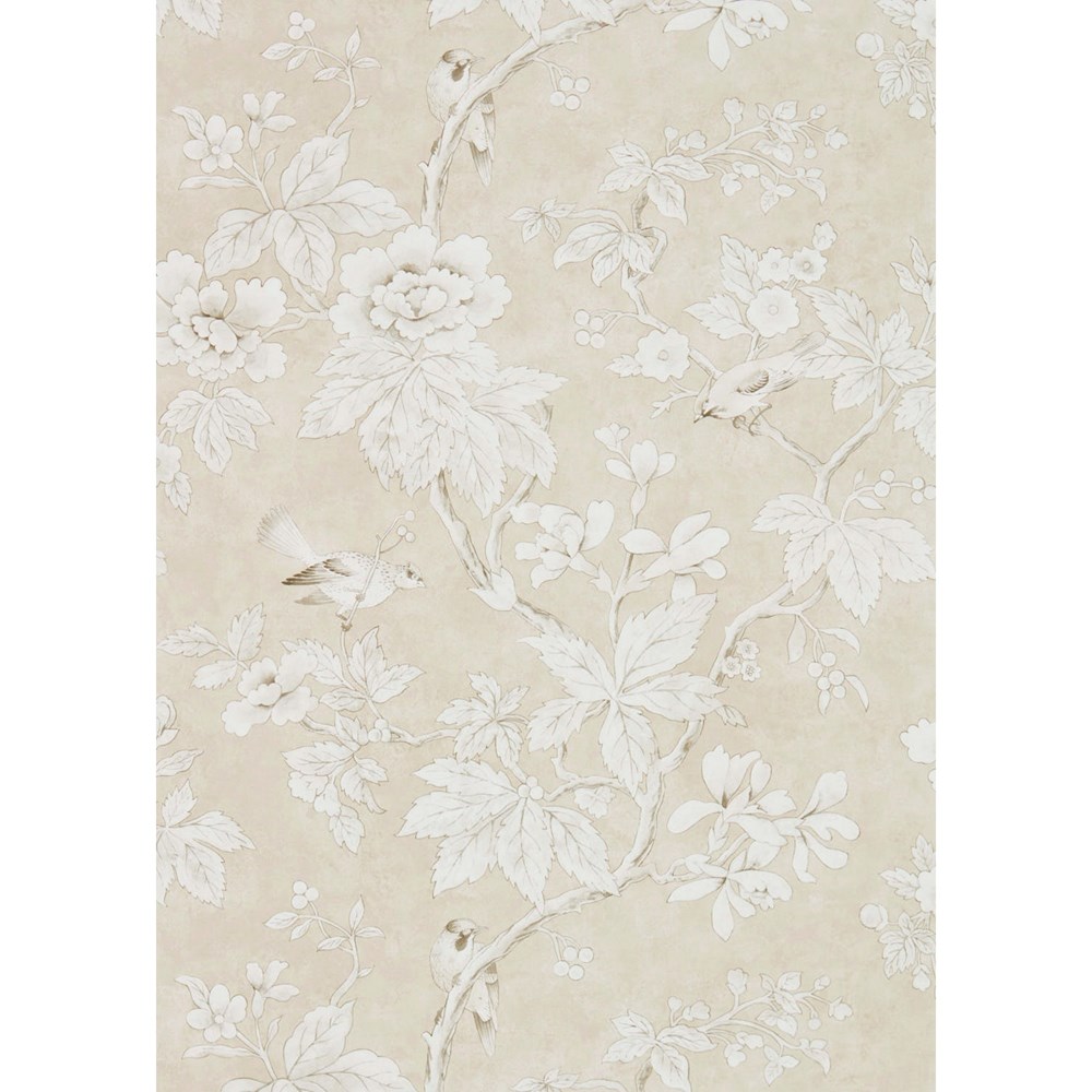 Chiswick Grove 216386 Wallpaper by Sanderson in Linen Beige